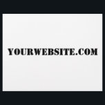 YourWebSite.com チラシ<br><div class="desc">"YourWebSite.com" .comアドレスをくもの巣・アドレスで置き換える。その他のスローガンまたは文字の追加</div>