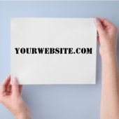 YourWebSite.com チラシ (手)