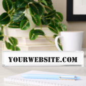 YourWebSite.com デスクネームプレート