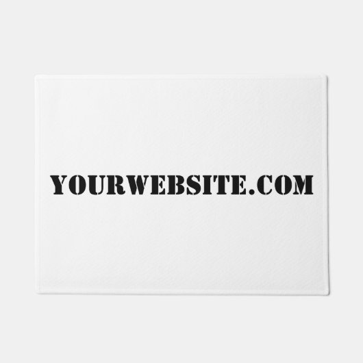 YourWebSite.com ドアマット (正面)