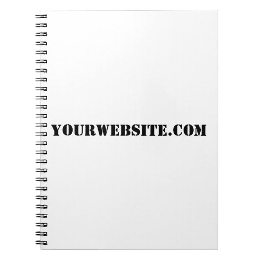 YourWebSite.com ノートブック (正面)