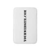 YourWebSite.com バスマット (正面縦)