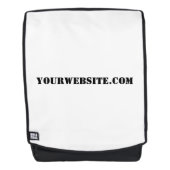 YourWebSite.com バックパック (正面)