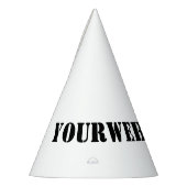 YourWebSite.com パーティーハット (左)