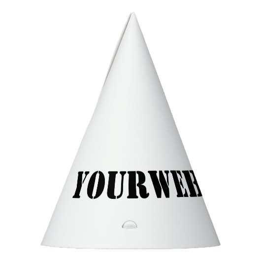 YourWebSite.com パーティーハット (左)