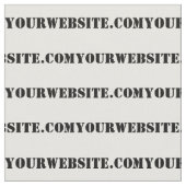 YourWebSite.com ファブリック (クローズアップ)