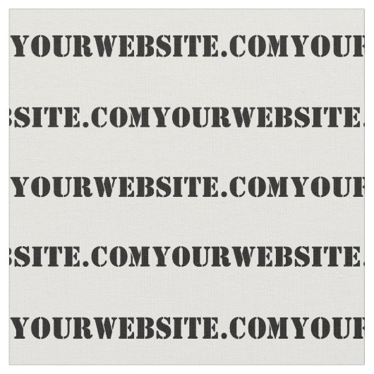 YourWebSite.com ファブリック (クローズアップ)