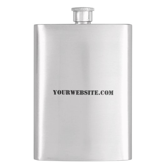 YourWebSite.com フラスク (正面)