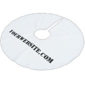 YourWebSite.com ブラッシュドポリエステルツリースカート (アングル)