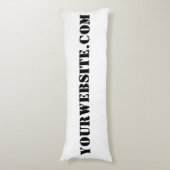 YourWebSite.com ボディピロー (正面縦)