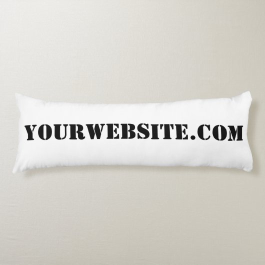 YourWebSite.com ボディピロー (正面)