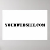 YourWebSite.com ポスター (正面)