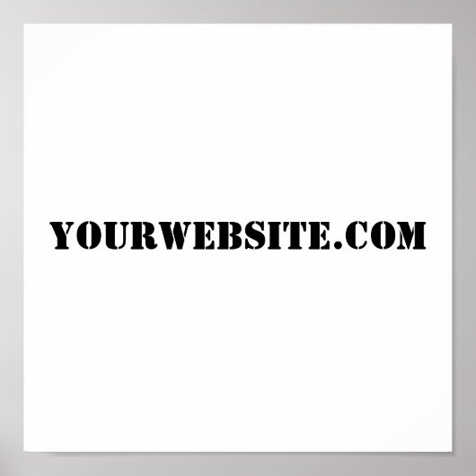 YourWebSite.com ポスター (正面)