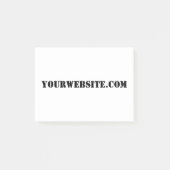 YourWebSite.com ポストイット (正面)