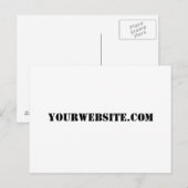 YourWebSite.com ポストカード (正面/裏面)