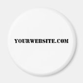 YourWebSite.com マグネット (正面)