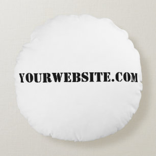 YourWebSite.com ラウンドクッション