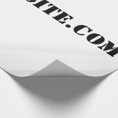 YourWebSite.com ラッピングペーパー (角)