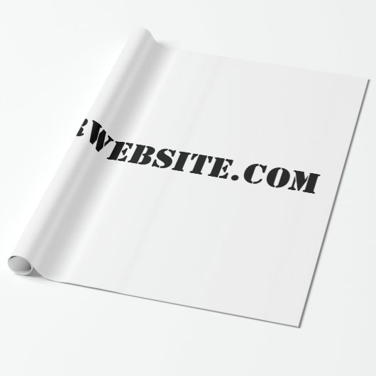 YourWebSite.com ラッピングペーパー (アンロールド)