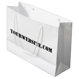 YourWebSite.com ラージペーパーバッグ