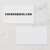YourWebSite.com 名刺 (正面/裏面)