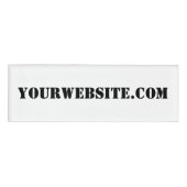 YourWebSite.com 名札 (正面)