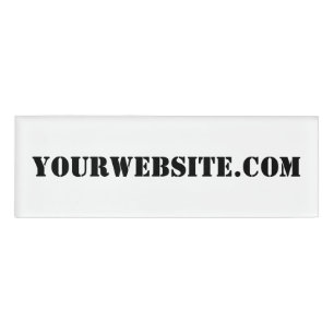YourWebSite.com 名札
