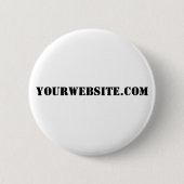 YourWebSite.com 缶バッジ (正面)