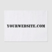 YourWebSite.com 薄葉紙 (正面)