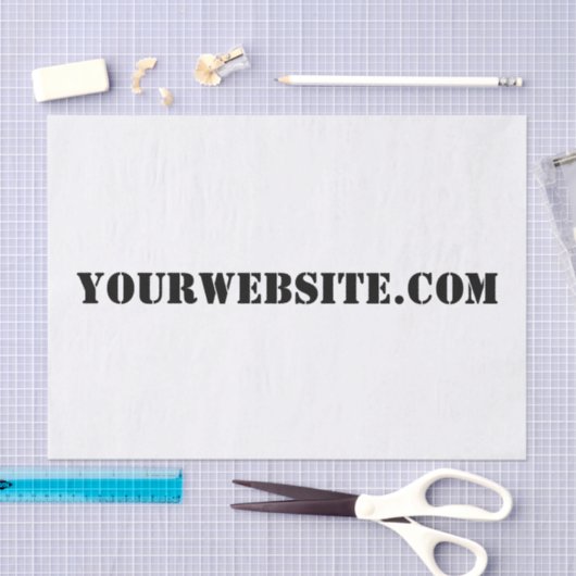 YourWebSite.com 薄葉紙 (クラフト)