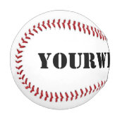 YourWebSite.com 野球ボール (正面左)
