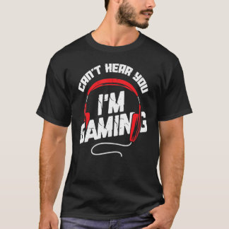 Yousが聞こえない私はゲームビデオゲームのゲーマー Tシャツ