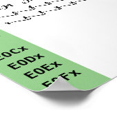 YouScriptフォント合字 ポスター (角)