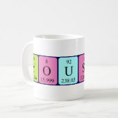 Youssra定期的なテーブル名mag コーヒーマグカップ (正面左)