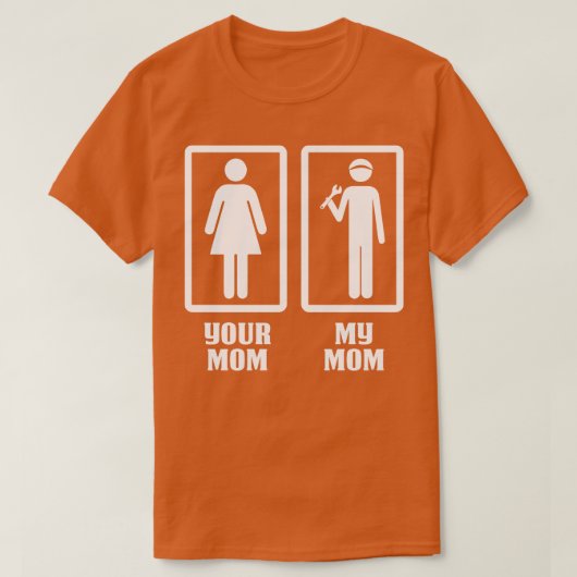 Youtママ私の整備士ママ整備士Tシャツ Tシャツ (デザイン正面)