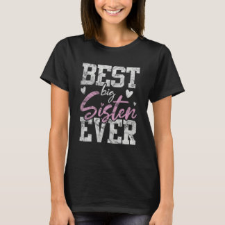 Youth Best Big Sister Ever Girl's Baby Announcemen Tシャツ