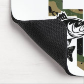 Youth Camo Faith Hunting Fishing Cross Hook Christ マウスパッド (コーナー)