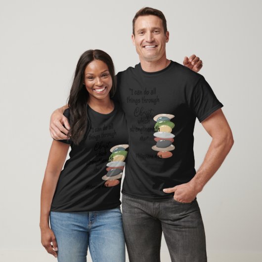 Youth Can Do All things I Bible YM Verse YW Religi Tシャツ (ユニセックス)