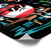 Youth Don't Bobber Me Teen Boy B Fish Funny Fishin ポスター (角)