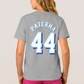 YOUTH Girls 603 Riptide Tシャツ（名前と番号あり） Tシャツ (裏面)