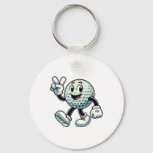 Youth Golf Player Boys Golf Funny キーホルダー (正面)
