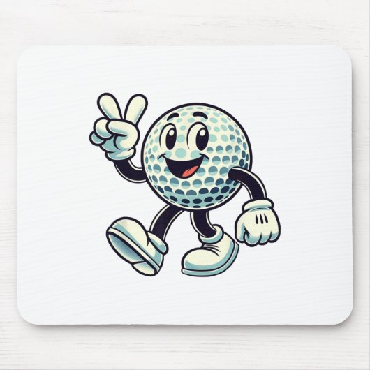 Youth Golf Player Boys Golf Funny  マウスパッド (正面)