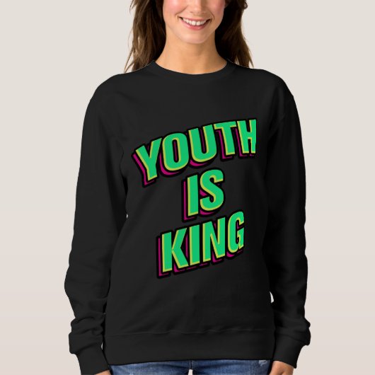 Youth Is King スウェットシャツ (正面)