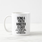 Youth minister コーヒーマグカップ (左)