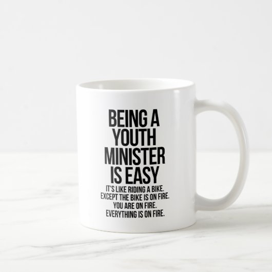 Youth minister コーヒーマグカップ (右)