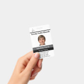 Youth Pastor Photo ID バッジ (手持ち)