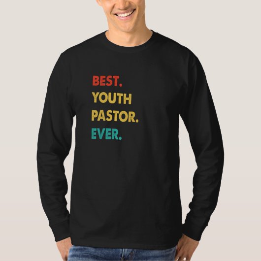 Youth Pastor Profession Retro Best Youth Pastor Ev Tシャツ (正面)