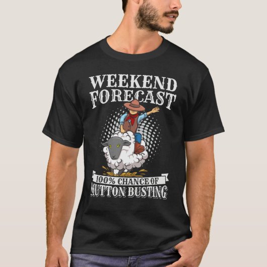 Youth Rodeo Mutton Busting Quote for a Mutton Bust Tシャツ (正面)
