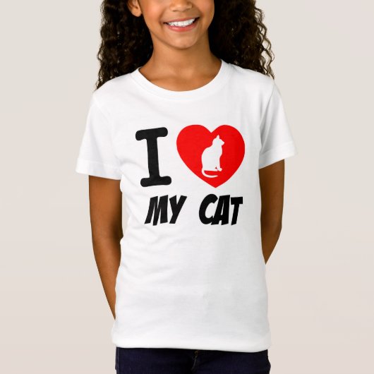 Youth Shirt/Love my Cat Tシャツ (正面)