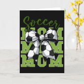 Youth Soccer Mom Coquette Bow Cute Sister Toddler  カード (黄色い花)